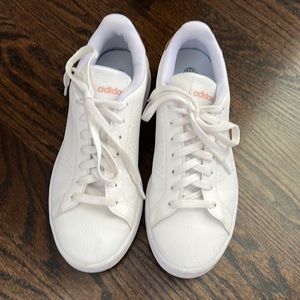 Size 8 adidas white sneakers
